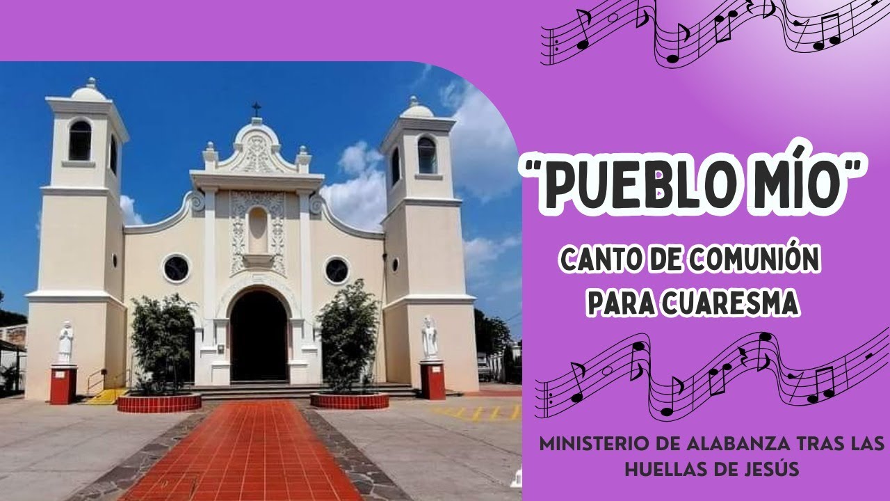 PUEBLO MIO-Francisco Palazón (Cover Tras las huellas de Jesús) Canto de comunión en cuaresma)