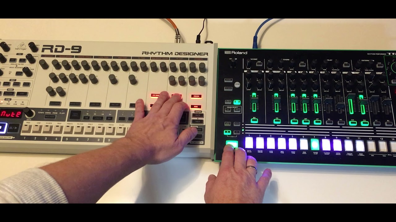 Behringer RD-9 vs. Roland TR-8 (909)