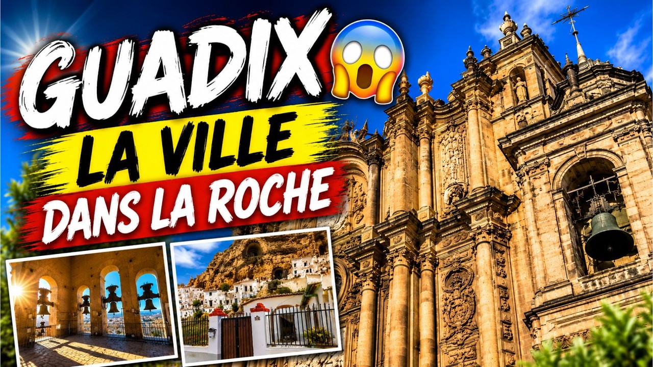 👉 Guadix 🇪🇸 | Visite de la ville aux maisons troglodytes Andalousie #pascaletgisèle #campingcar