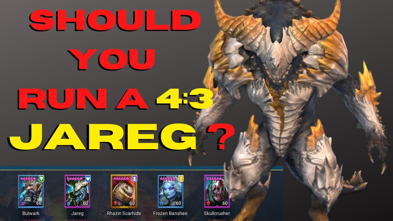 Using a 4:3 JAREG in clan boss [RAID: Shadow Legends]