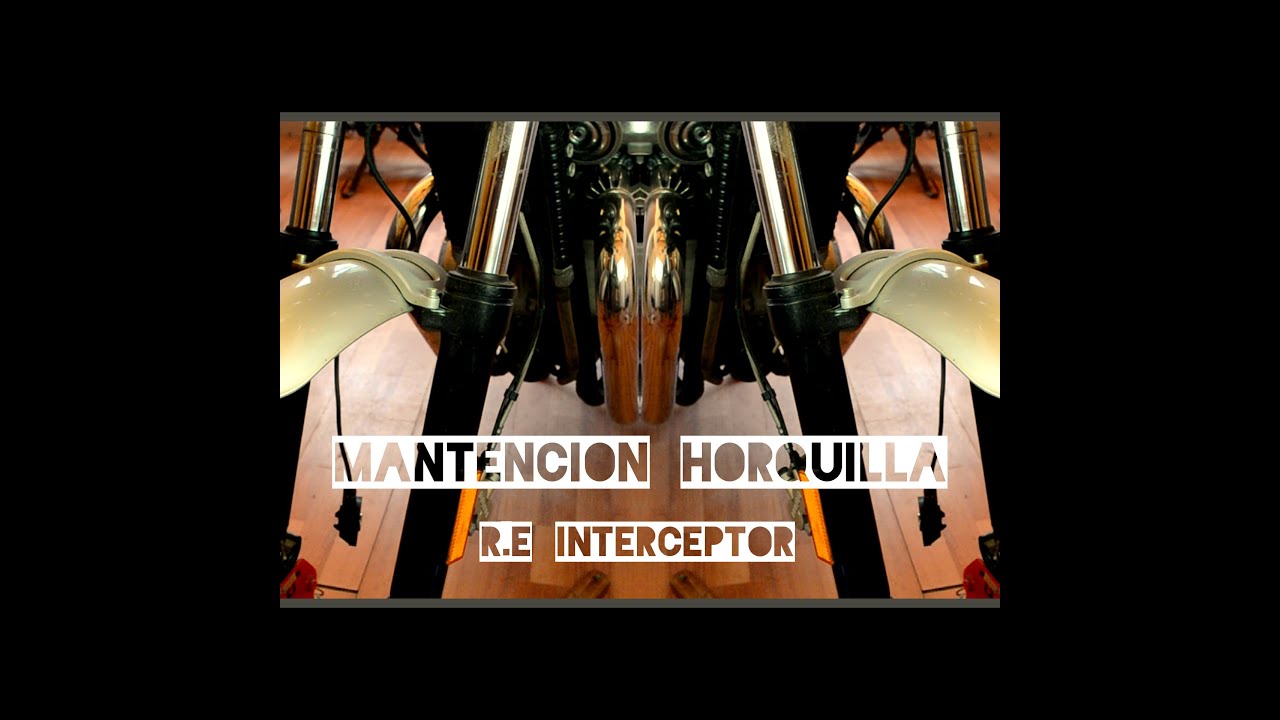 #Tutorial  cambio retenes horquilla Royal Enfield interceptor