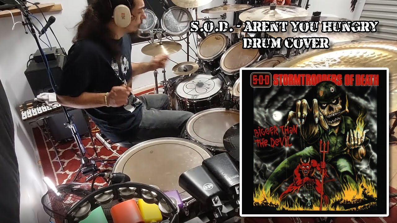 S.O.D. (Stormtrooper Of Death) - Aren't You Hungry DRUM COVER