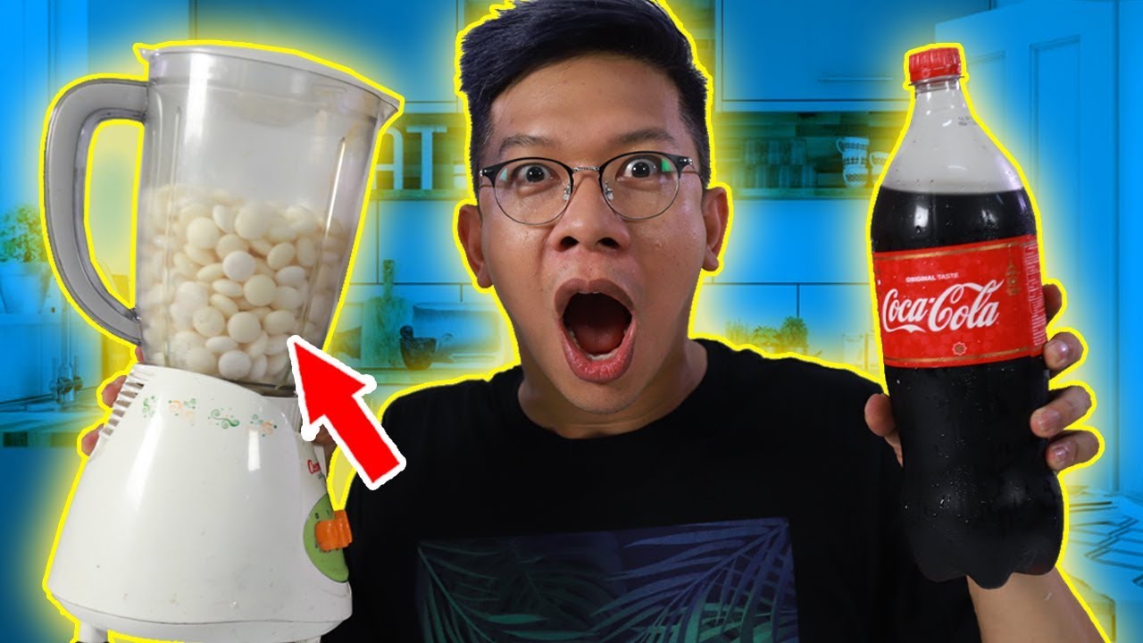 MENTOS + BLENDER + COCA-COLA = ???
