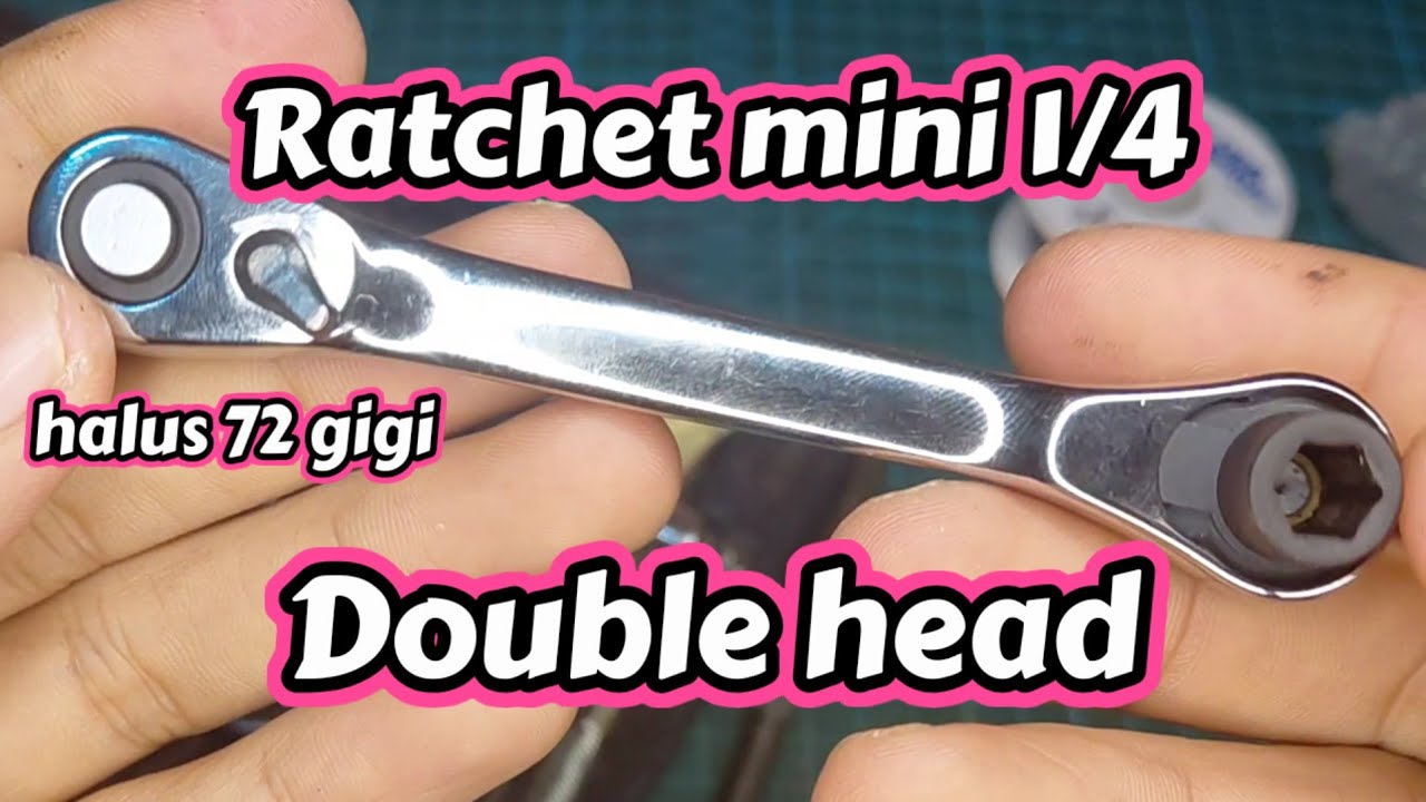 Ratchet mini 1/4 double head.