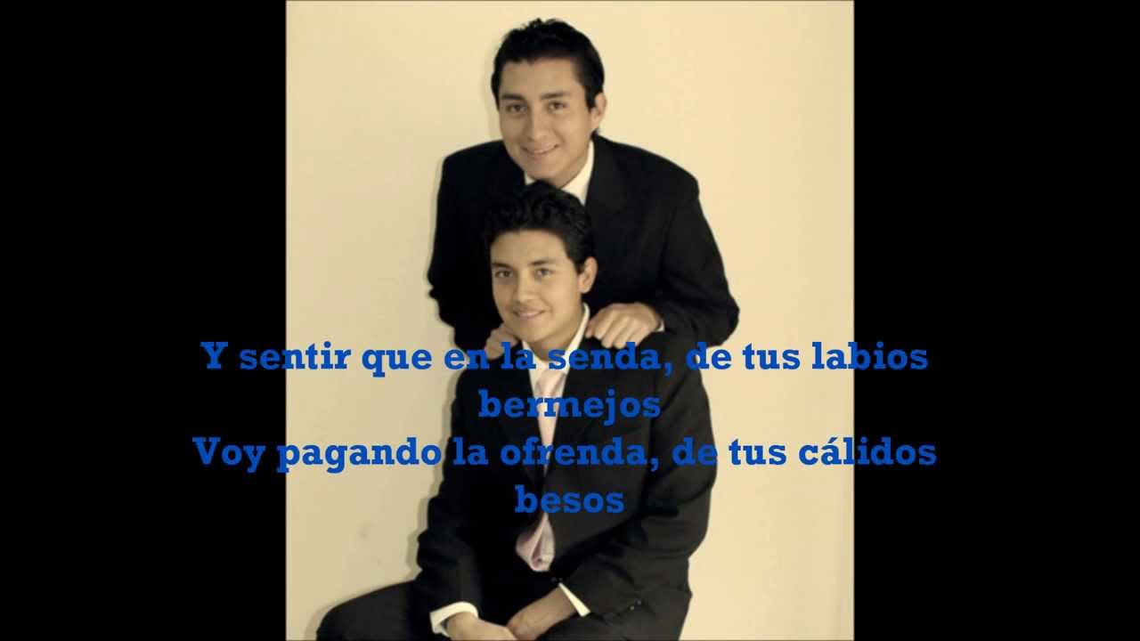 Hermanos Cevallos Erazo - Rosario de besos (Lyrics)