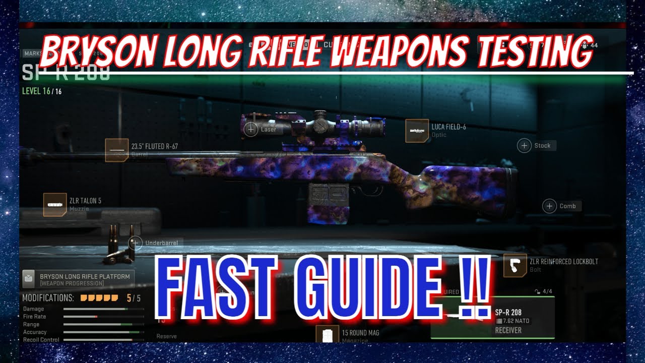 DMZ Season 4 *BRYSON LONG RIFLE WEAPONS TESTING* Fast Guide !! Crown Faction Tier 3 Mission