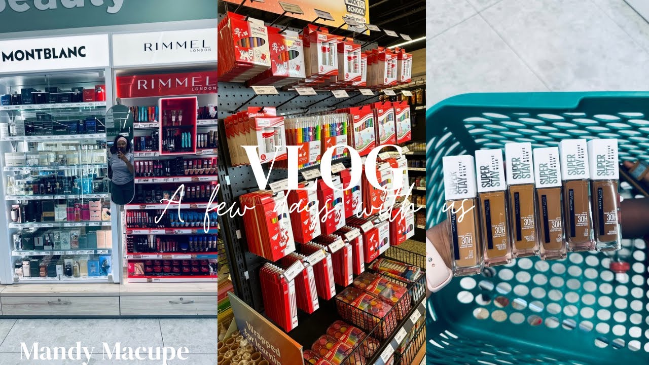 VLOG: Stationery shopping/ Christmas tree down/ running errands/ South African YouTuber
