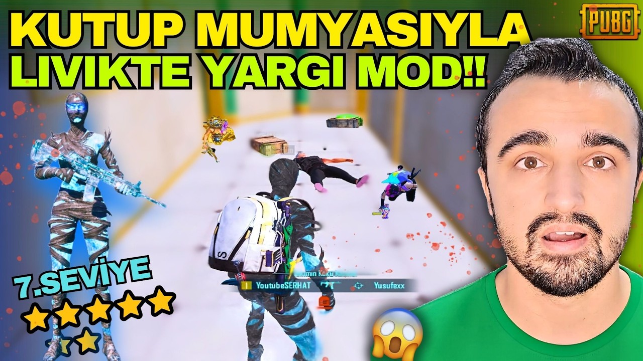 8.SEVİYE KUTUP MUMYASI İLE LİVİK'te YARGI MODU AÇTIM! NEW X-SUİT😱FULL RUSH GAMEPLAY – PUBG Mobile