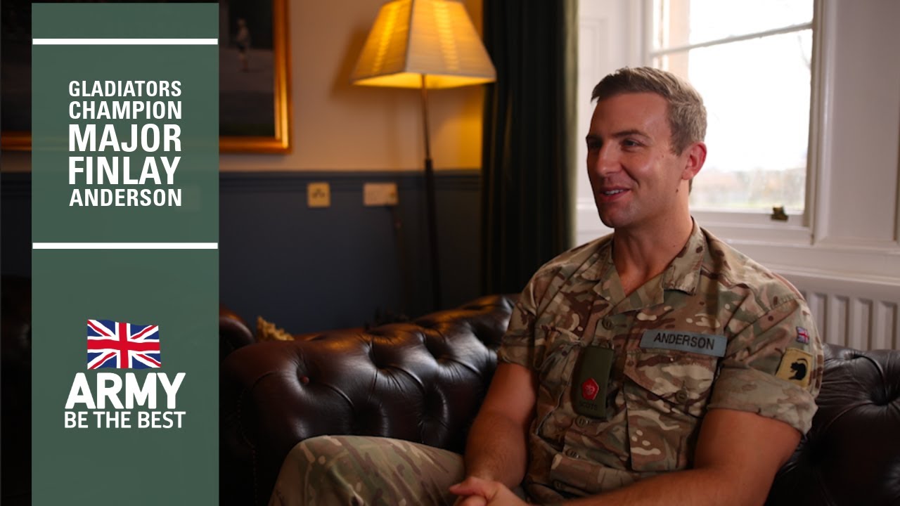 Catching Up With Gladiators Winner Major Finlay Anderson | British Army