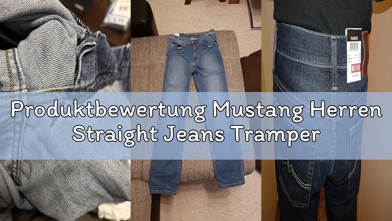 Produktbewertung Mustang Herren Straight Jeans Tramper