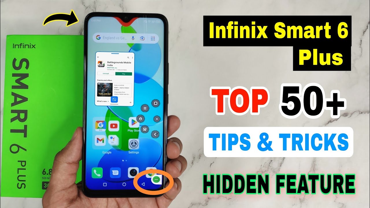 Infinix Smart 6 plus Tips and Tricks | infinix smart 6 plus hidden features, camera feature setting