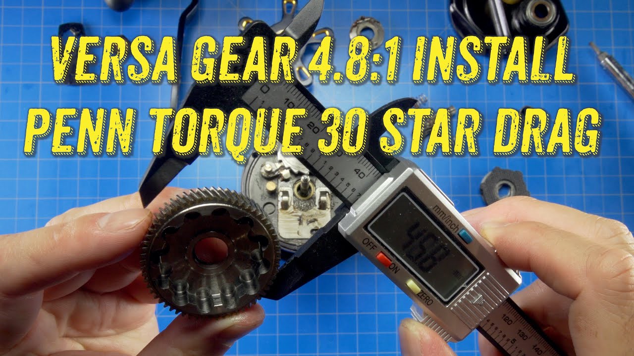 Reel Review: Penn Torque 30 SD, installing Versa Gear 4.8:1 Power Ratio