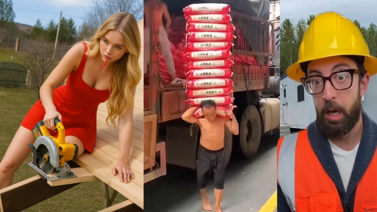 Smart Workers vs Hilarious Fails - Expert-Recommended Tricks #adamrose #construction #005