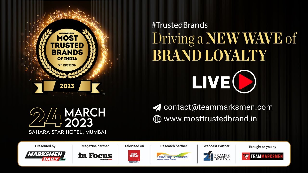 Most Trusted Brands of India 2023