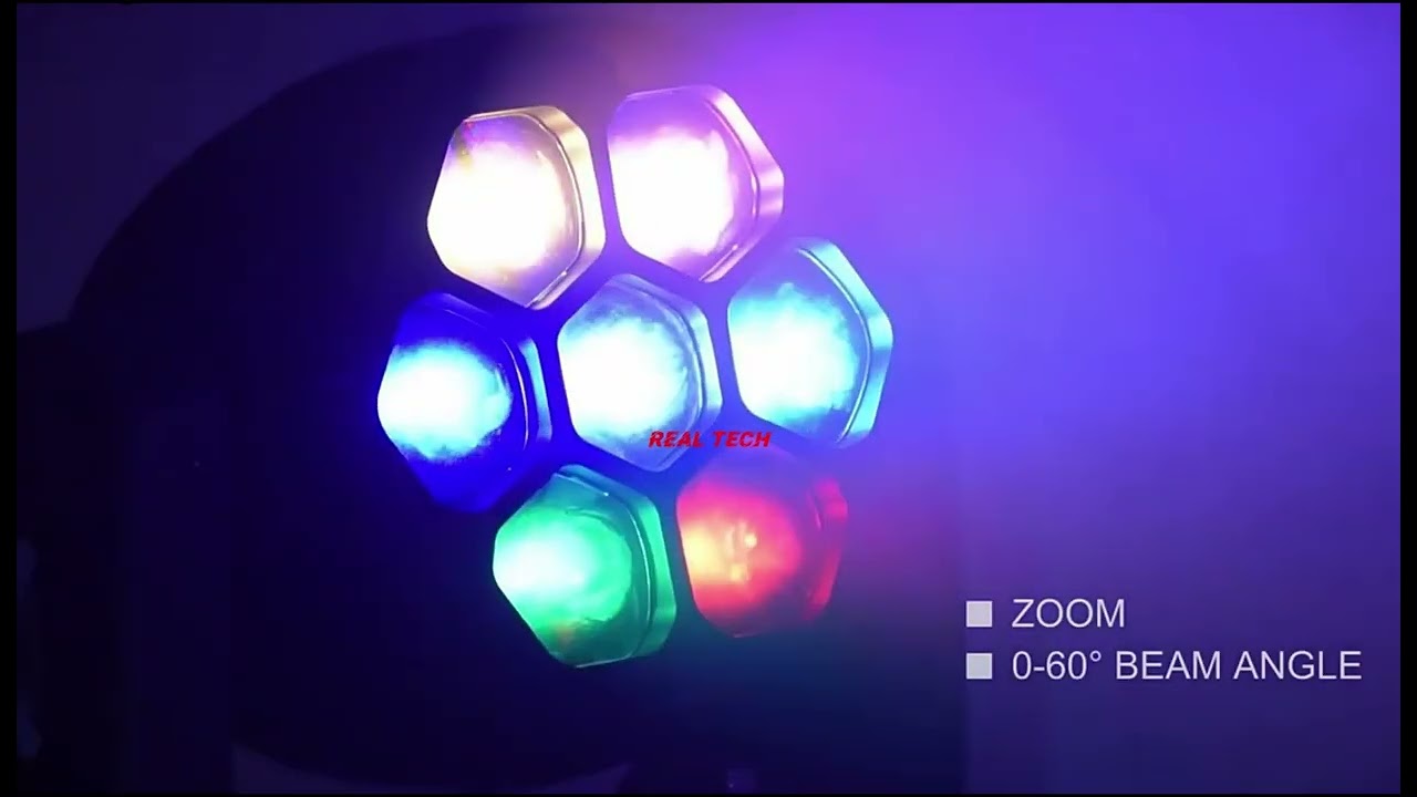 #stage #ledlights #show  7x40W ZOOM BEE EYE  Moving Head  new 2023