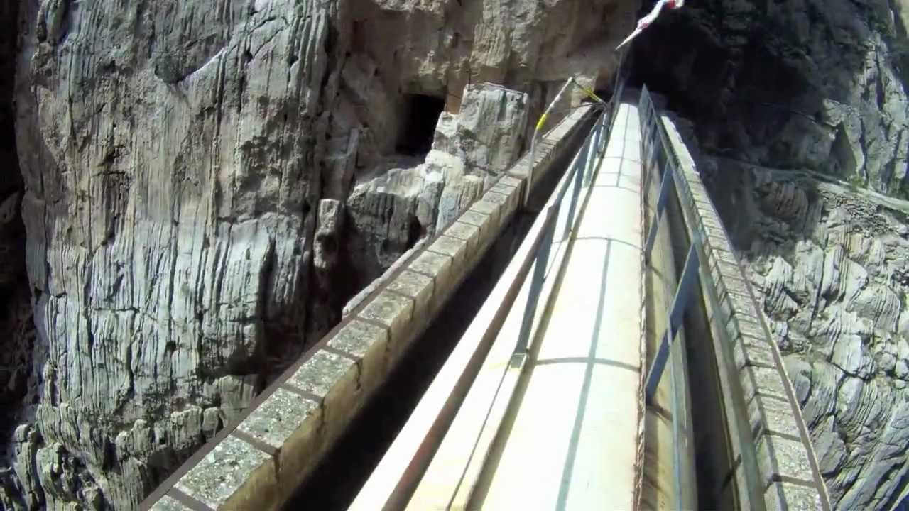 Caminito del Rey walkthrough. El Chorro, Spain. March 2012.
