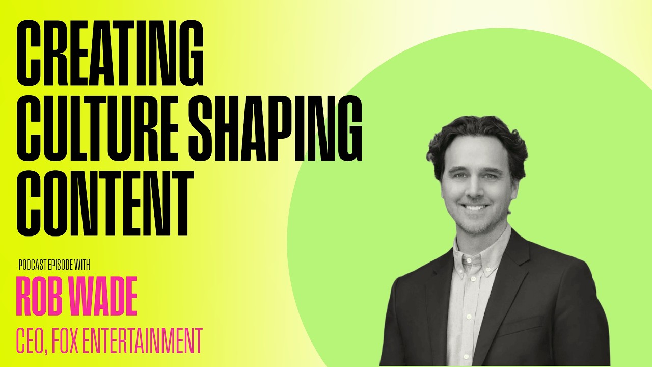Ep.21 - From Runner to CEO of Fox Entertainment with Rob Wade