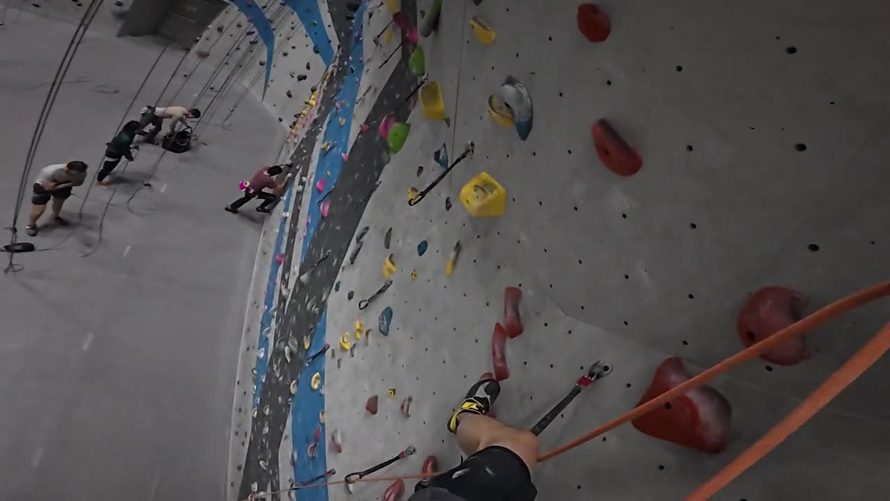 Lead Climbing 5.10d 