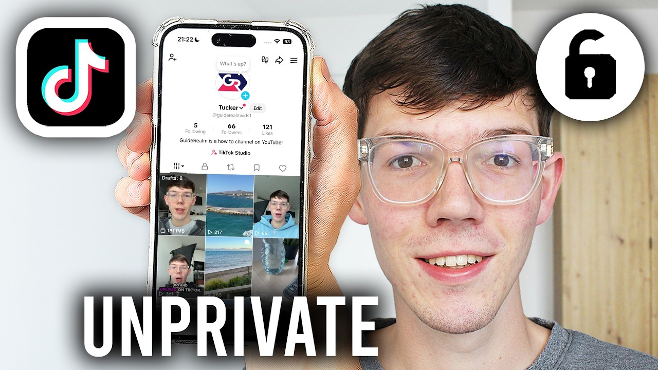 How To Unprivate TikTok Account - Make Public
