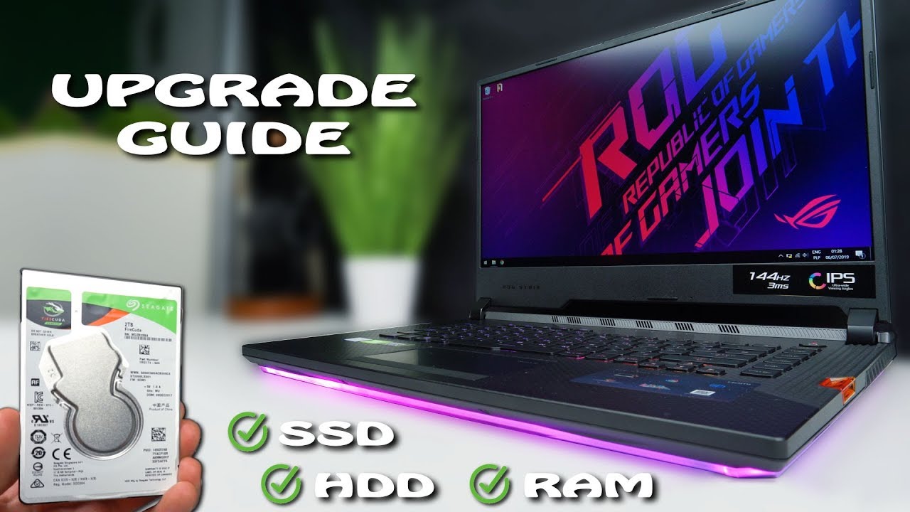 Asus Scar III Upgrade RAM / SSD / HDD - Disassembly Guide