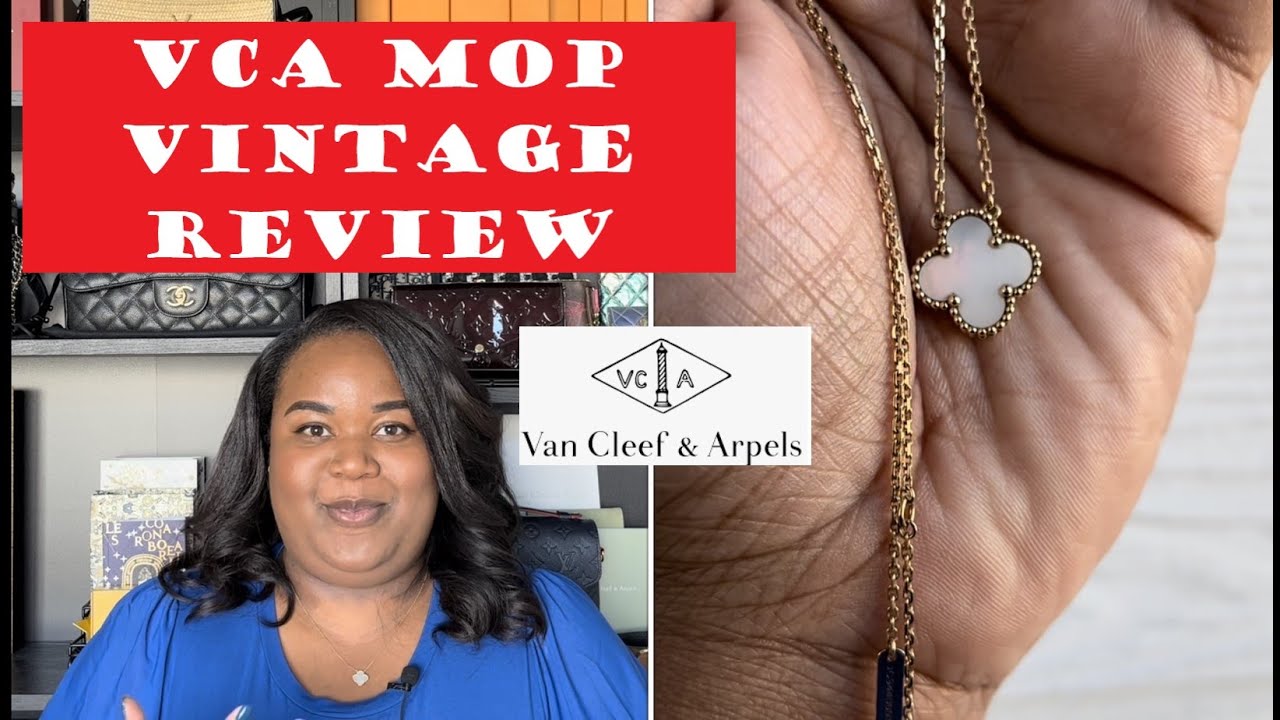 Van Cleef & Arpels Vintage Alhambra Mother of Pearl Necklace Review