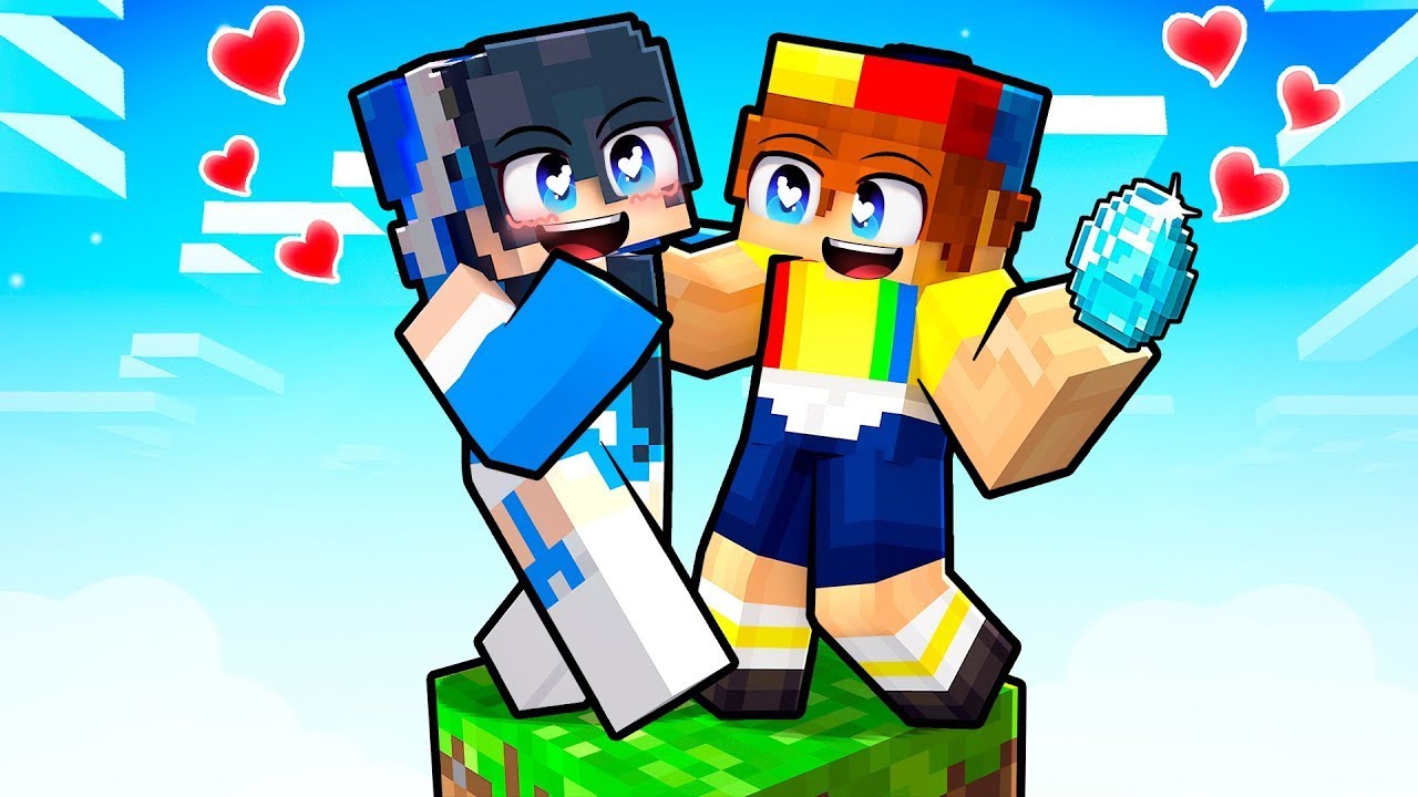 Minecraft One Block KIZ oldum Bana Bedava Eşyalar Verdi!