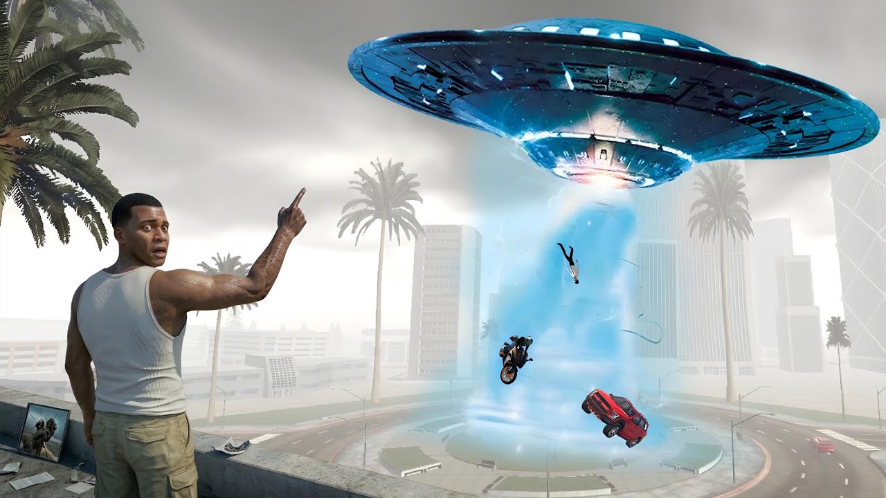 UFO ATTACK! CAN FRANKLIN SAVE THE CITY? 👽