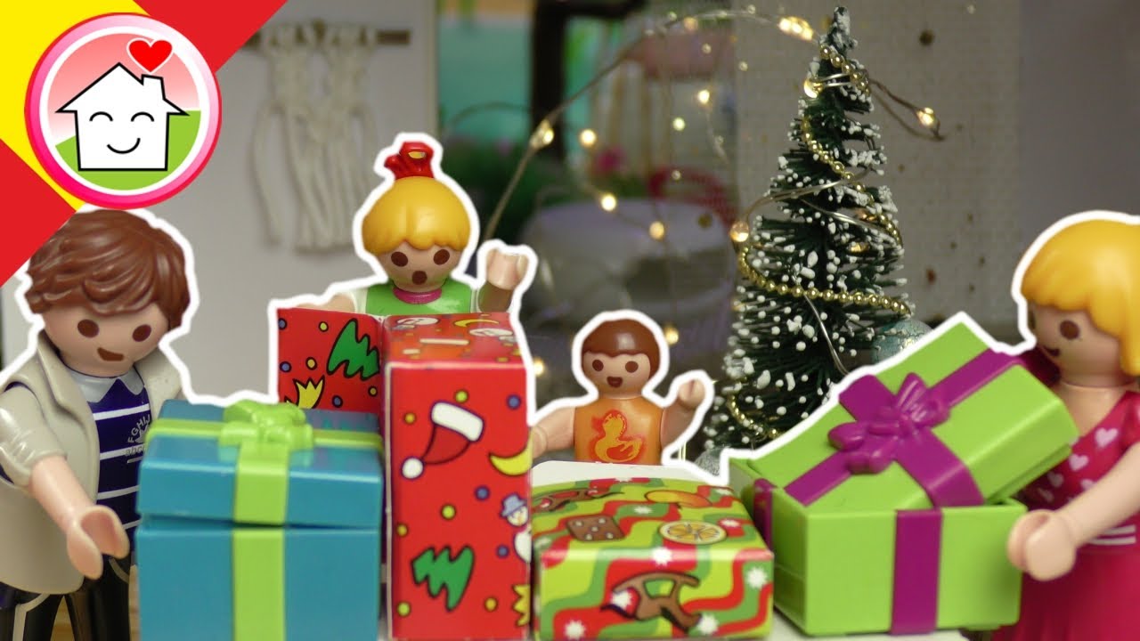 Playmobil en español Día de Navidad con la familia Hauser