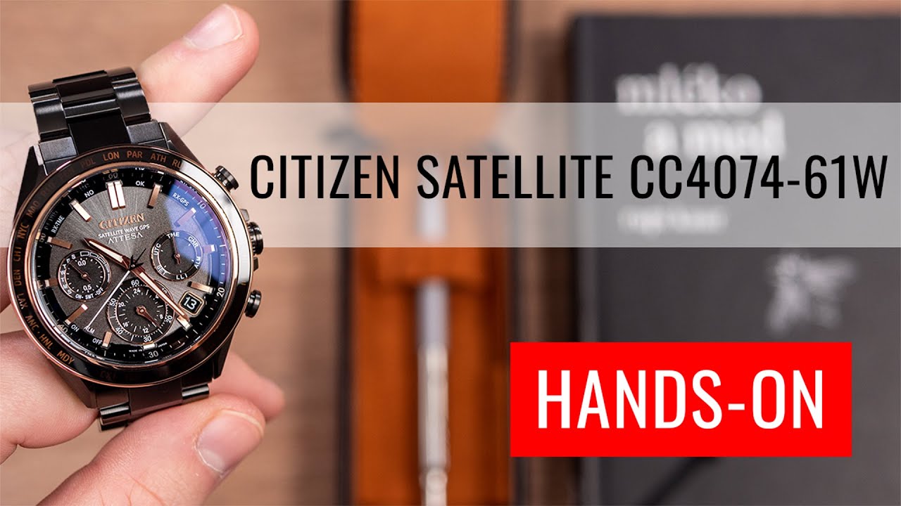 HANDS-ON: Citizen Satellite Wave Attesa Eco-Drive CC4074-61W