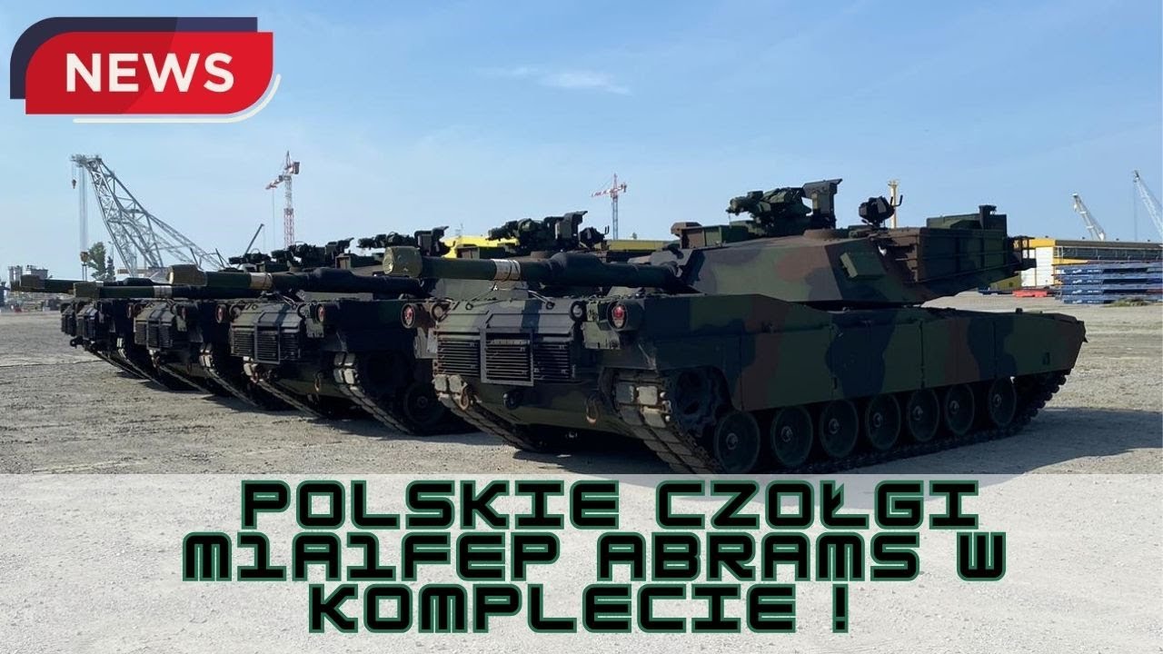 Polskie czołgi M1A1FEP Abrams w komplecie!