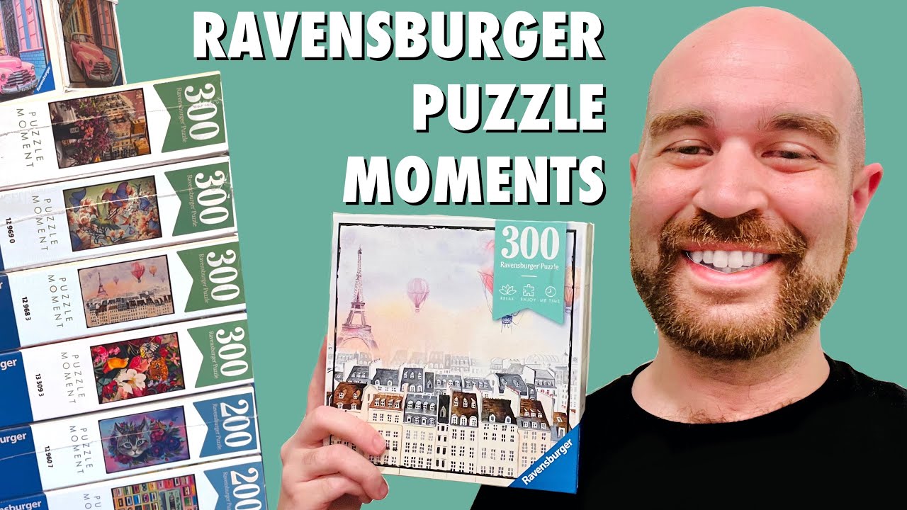 Ravensburger’s PUZZLE MOMENT Line of 99-300 Piece Puzzles!