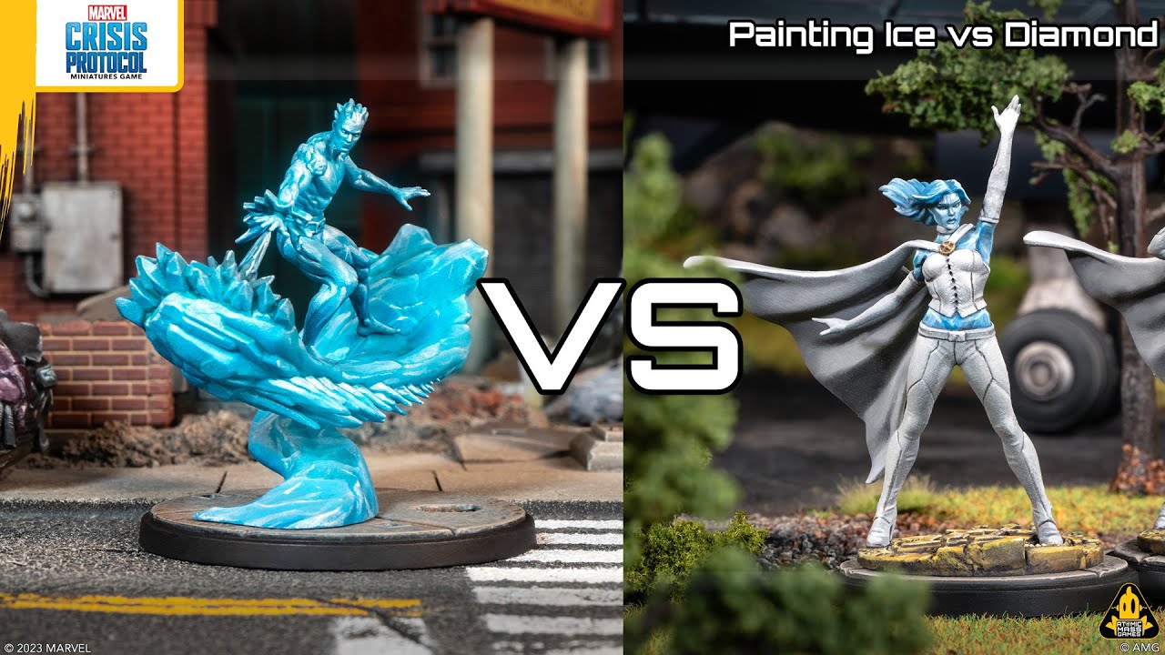 Atomic Mass Games: Marvel: Crisis Protocol - Painting Ice vs Diamond
