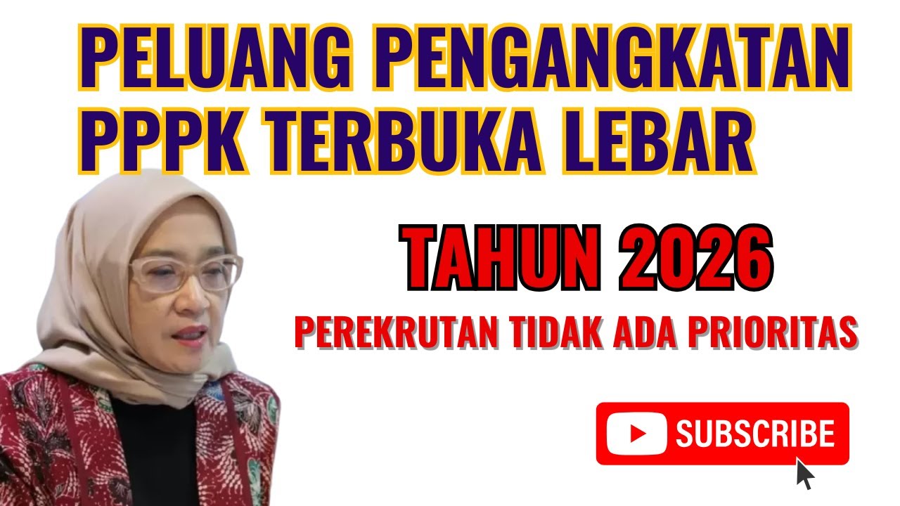 PEREKRUTAN PPPK TAHUN 2026. PELUANG MENJADI ASN TERBUKA LEBAR.! SIMAK ULASANNYA!