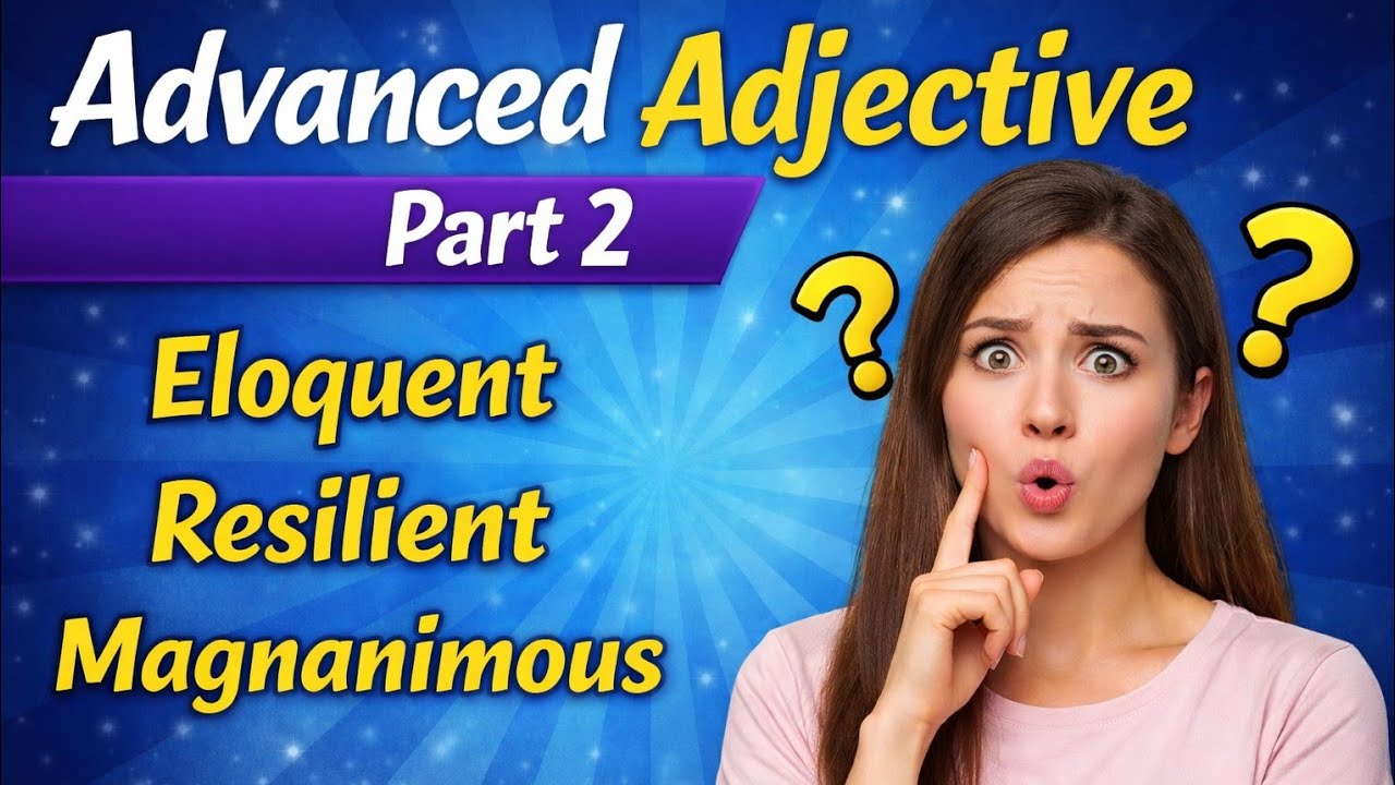 Advance Adjective Part 2#easylearning #bollywood #English spoken #viral #trending vocab