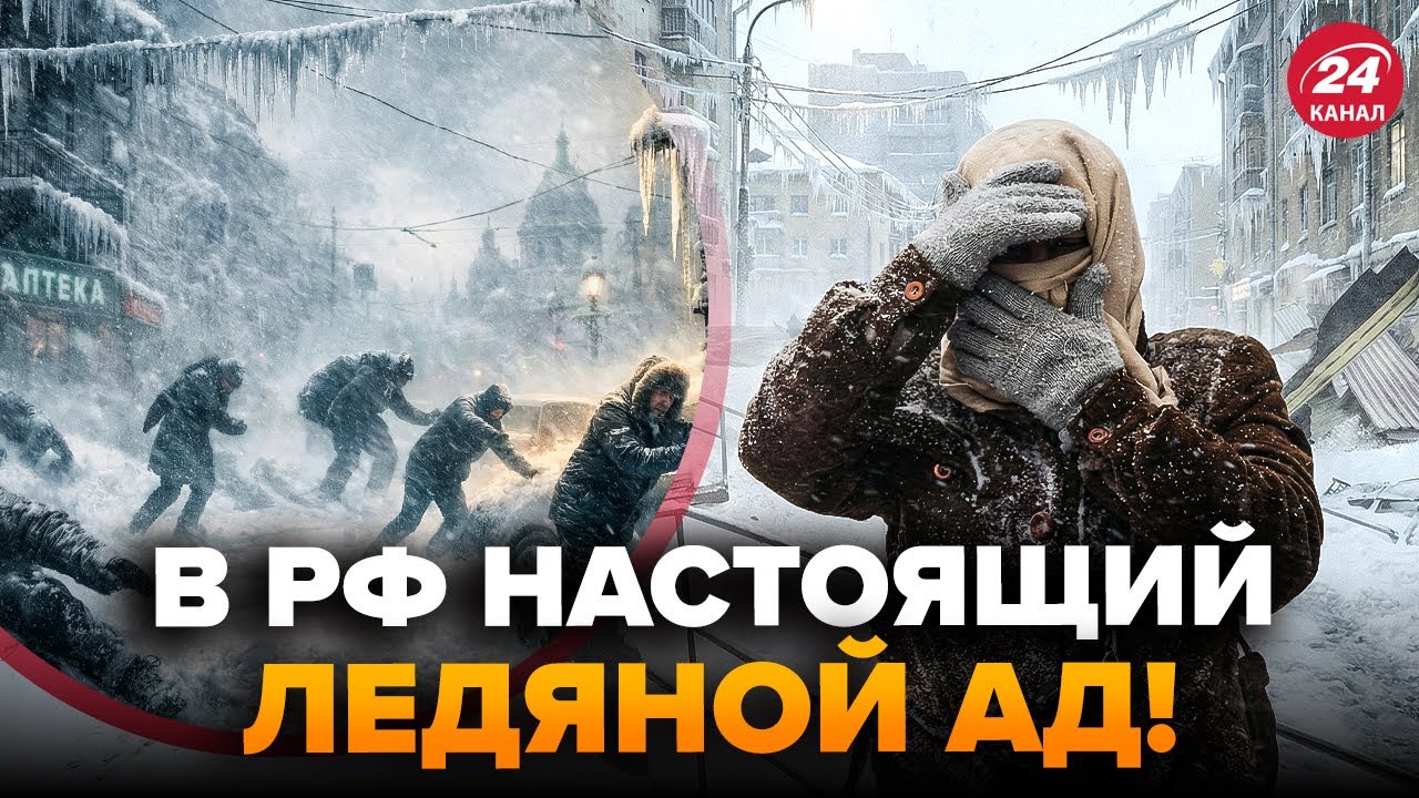 🤯СРОЧНО! КОНЕЦ СВЕТА в России! Города УХОДЯТ ПОД СНЕГ. Мороз ЖУТКИЙ . Россияне ВОПЯТ на видео