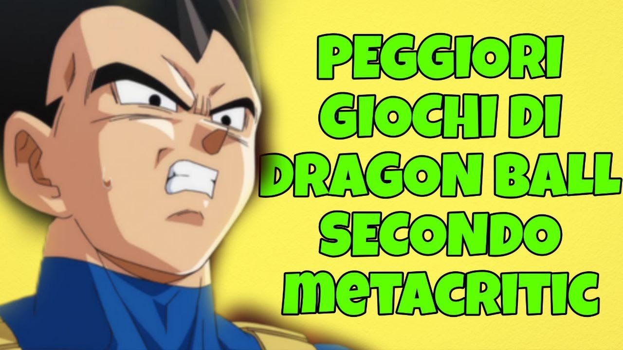 I PEGGIORI GIOCHI di DRAGON BALL per la CRITICA