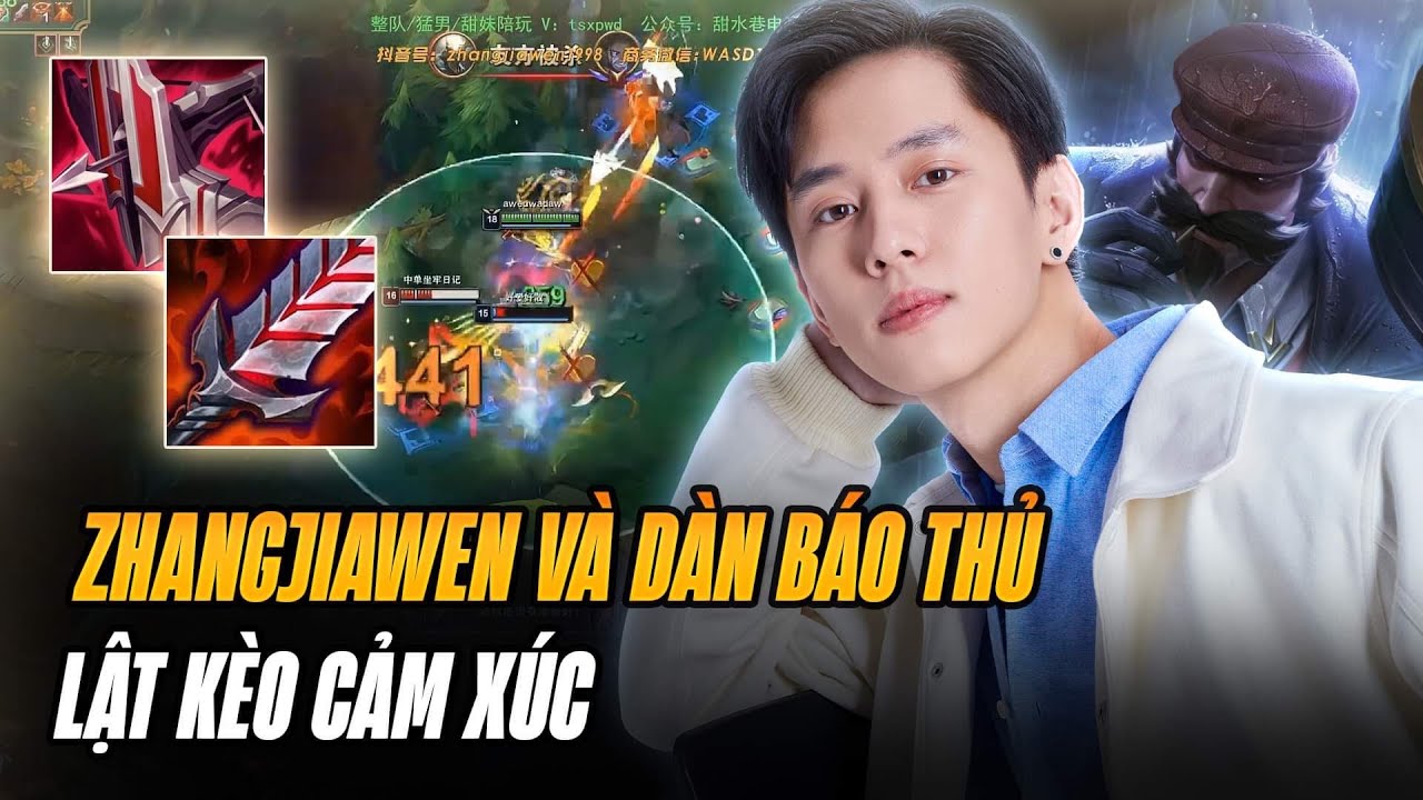 MÕM VƯƠNG ZHANGJIAWEN VÀ GIÁO ÁN GRAVES FULL CHÍ MẠNG GỒNG GÁNH DÀN BÁO THỦ LẬT KÈO CỰC KỲ CẢM XÚC