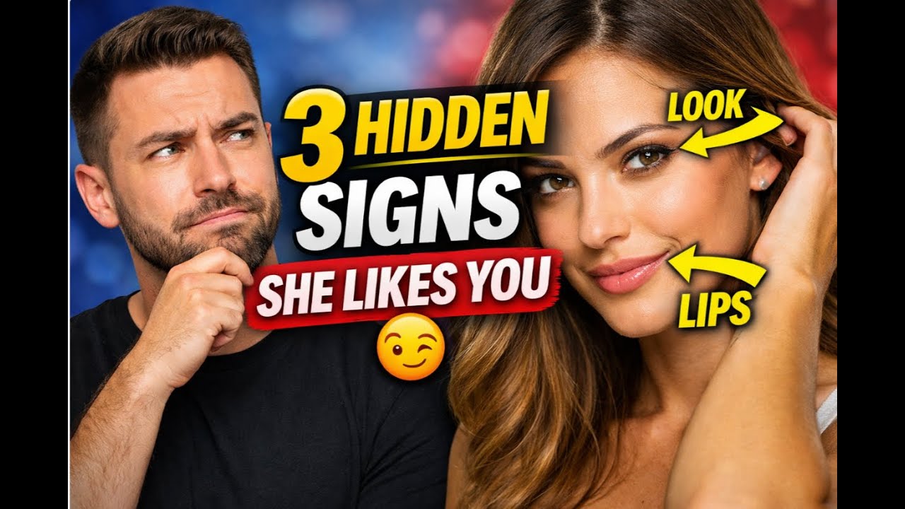 3 Hidden Signs She’s Attracted to You: Body Language Secrets Men Always Miss