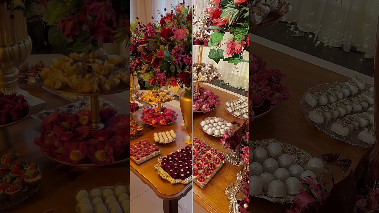 Doces finos em casamento!!