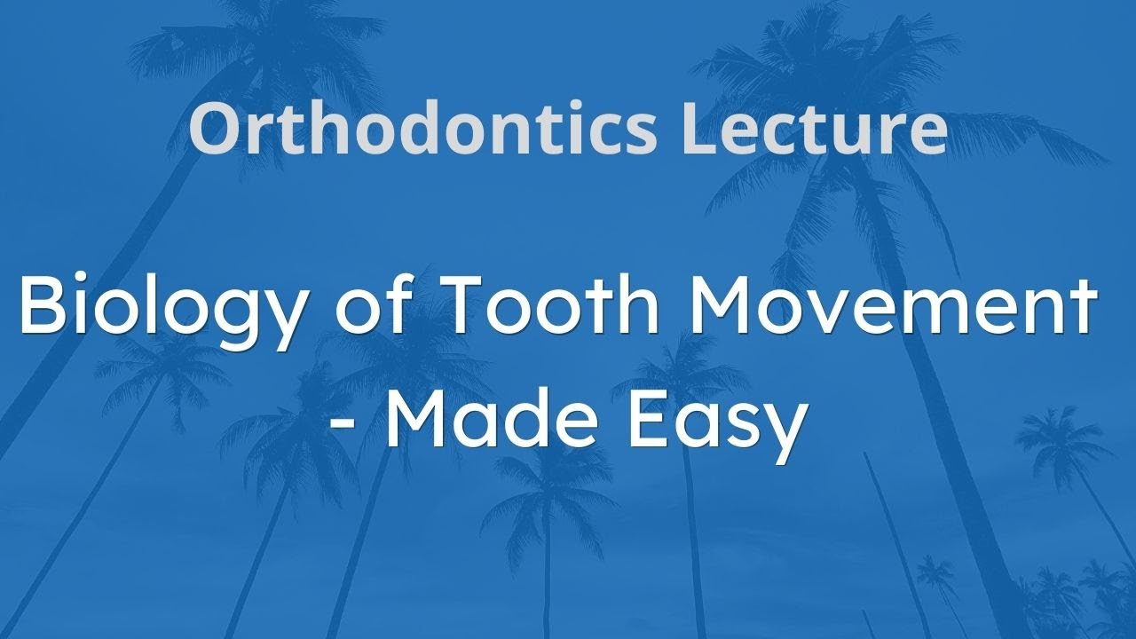 ORTHODONTIC 10 | Biology of Tooth Movement | NEET MDS, AIIMS MDS, INI-CET, NBDE, ADC, NDBE |