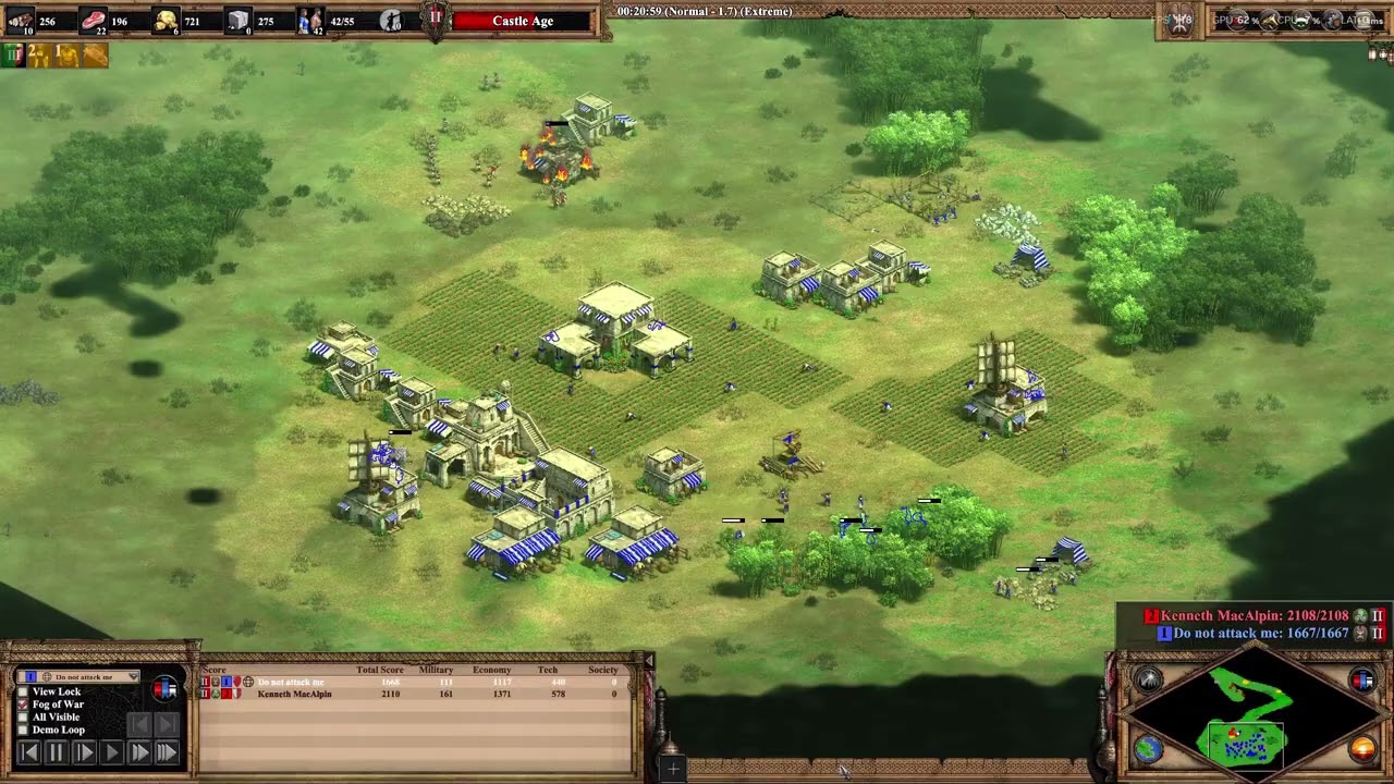 Age of Empires 2 DE Extreme Berbers Victory Against Celts AI