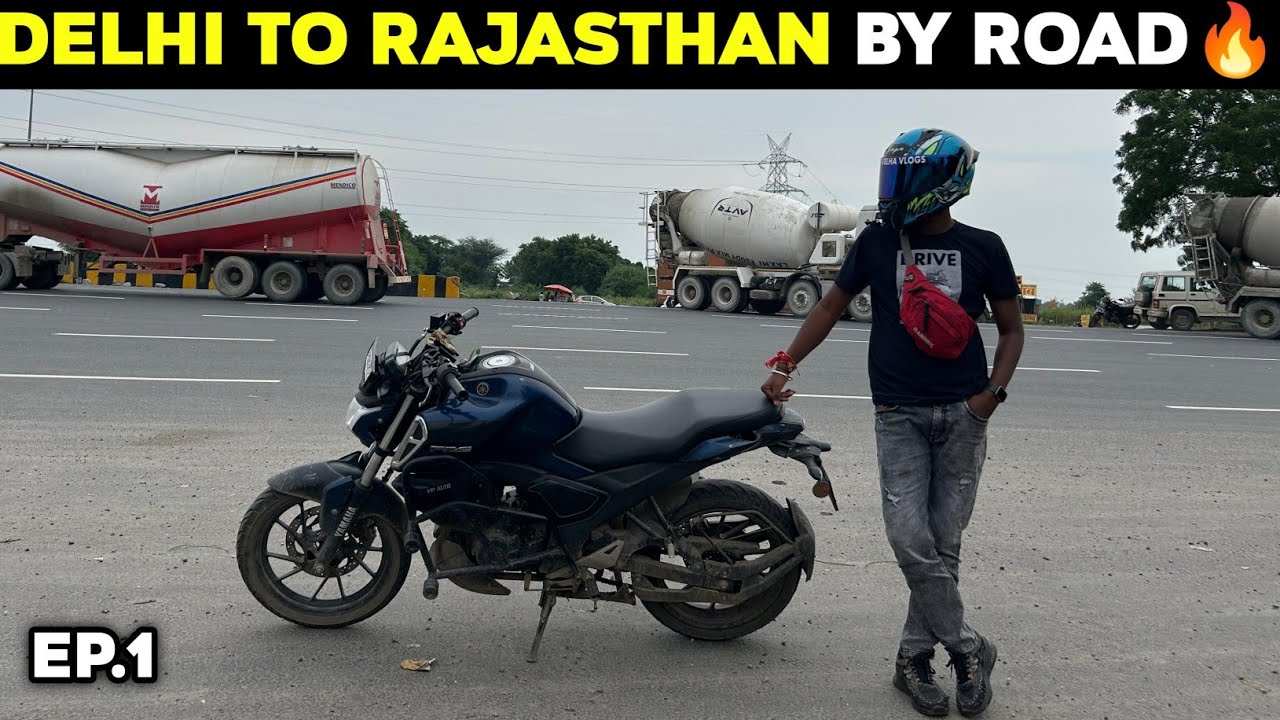 Delhi to Rajasthan By Road 🔥 ll Delhi To Jaipur by bike 🔥ll #jaipur #rajasthan 