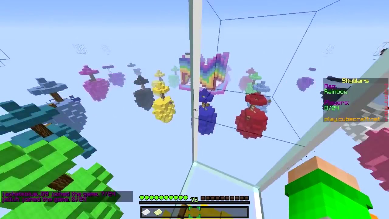 MATO A UN HACKER VOLADOR EN CUBECRAFT!!