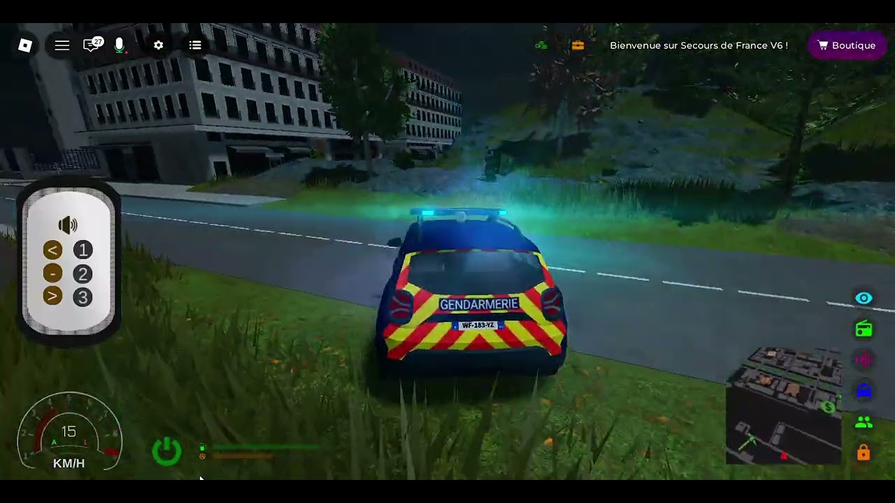 Pas trop patrouille avec la gendarmerie nationale On a failli mourir, c'était chaud.