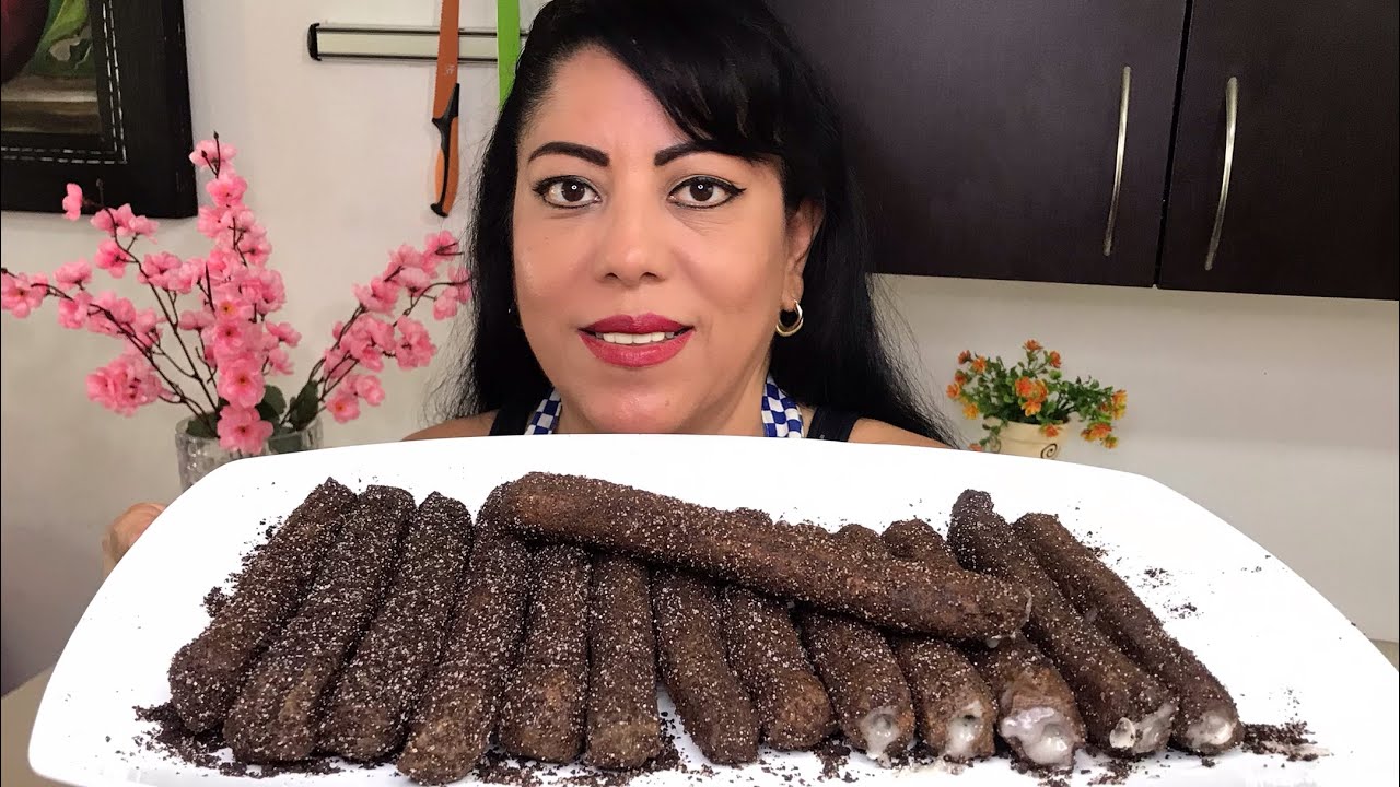 ASMR CHURROS DE GALLETA OREO