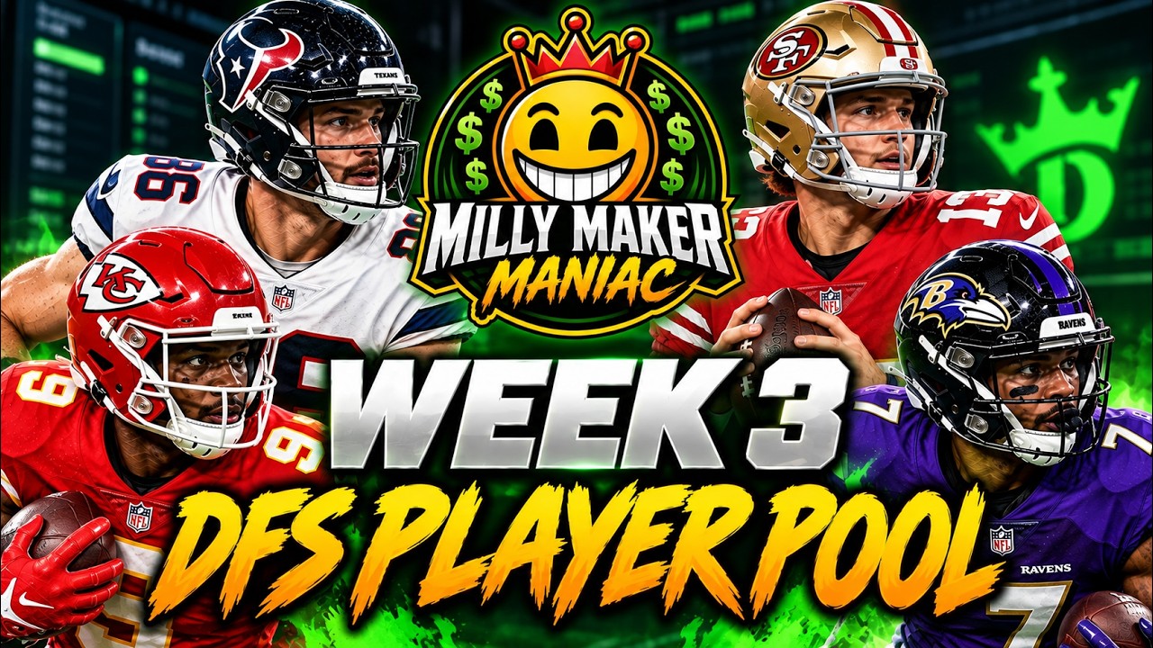 The Week 3 DFS Pool That Wins the Milly (Dalton Schultz = Smash of the Week)