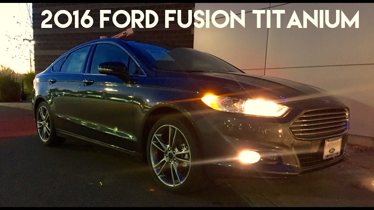 2016 Ford Fusion Titanium Presentation