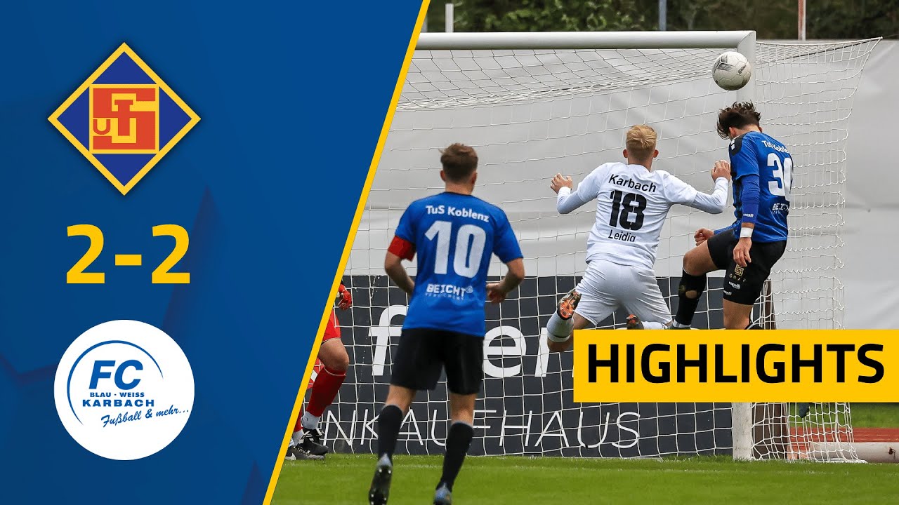 Highlights | TuS Koblenz - FC Karbach 2:2 | 15. Spieltag | Oberliga RP/S 2022/2023