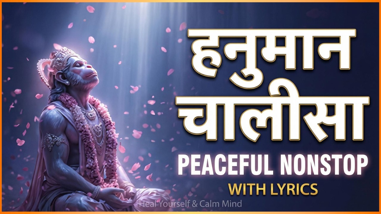 श्री हनुमान चालीसा – Peaceful Hanuman Chalisa 🕉️ Divine Protection Mantra for Healing