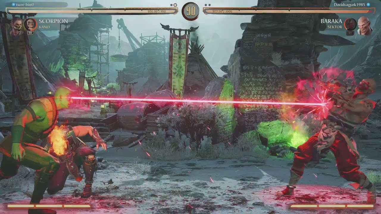 Mortal Kombat 1 Baraka vs Scorpion